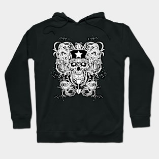 Skull Grunge T-Shirt Hoodie